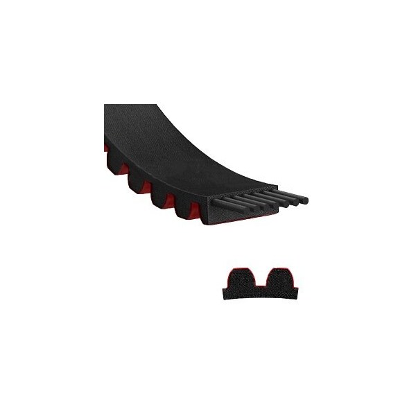 Optibelt Belt, Synchronous; 8 Millimeter Pitch; 896MM Pitch Len; 36MM Belt Wid 896-8MDC-36 - main